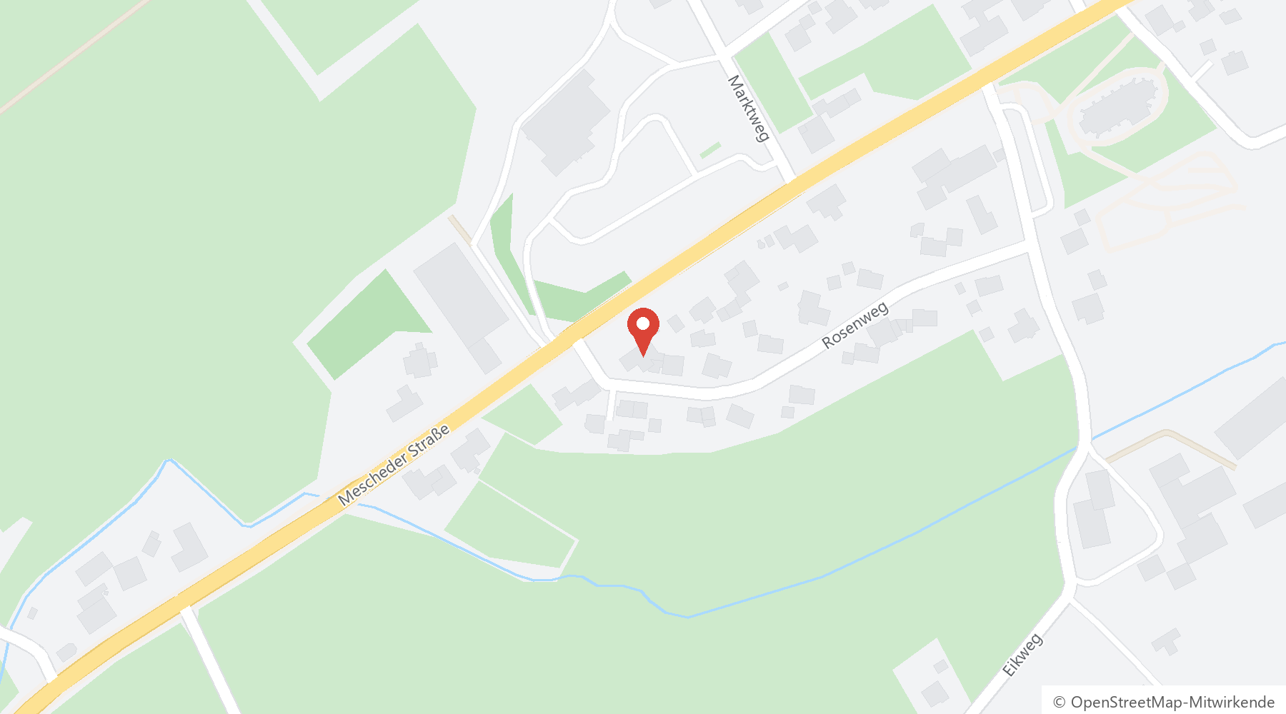 Lageplan Anna&rsquo;s Hair & Beauty, Rosenweg 1 in 59889 Eslohe-Reiste
